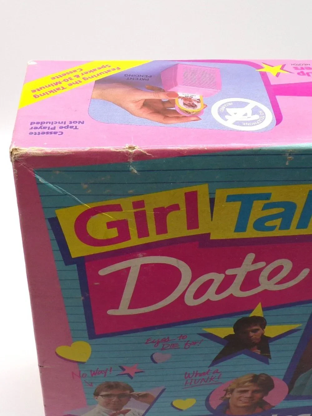 Girl Talk Date Line 1989 Board Game Complete Cassette Works Speaker Not Working
